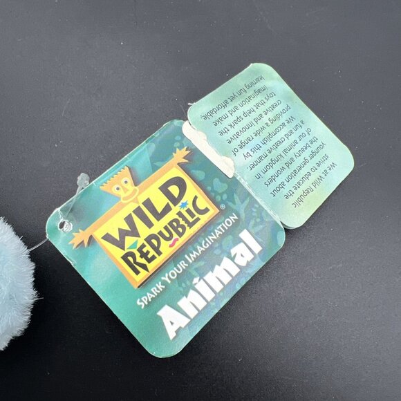 2003 K&M Wild Republic Twin Spotted Rattlesnake 50" Plush Blue HTF NWT 52" - Picture 6 of 8